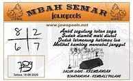 Semar Togel Hari Ini